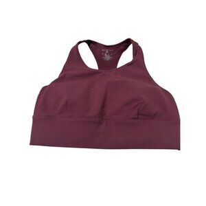 Made for Italic Sport Bra Mauve Pink Race back size XL NWT